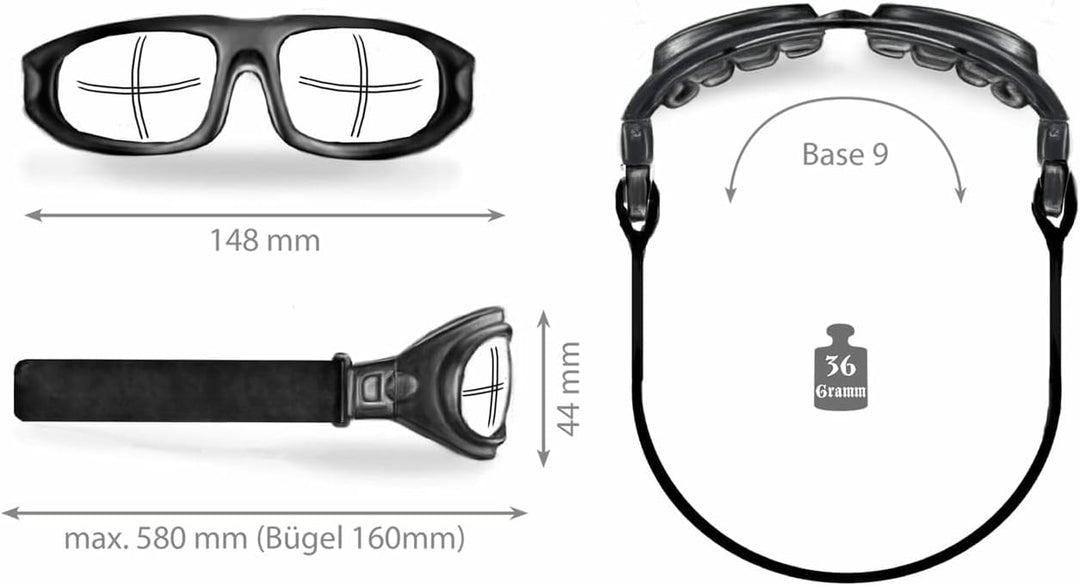 HELLY® - No.1 Bikereyes® | Motorradbrille, Multifunktionsbrille, Bikerbrille | beschlagfrei, winddic