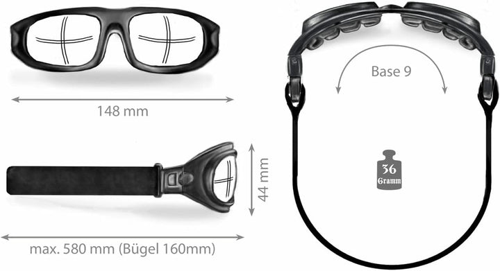 HELLY® - No.1 Bikereyes® | Motorradbrille, Multifunktionsbrille, Bikerbrille | beschlagfrei, winddic