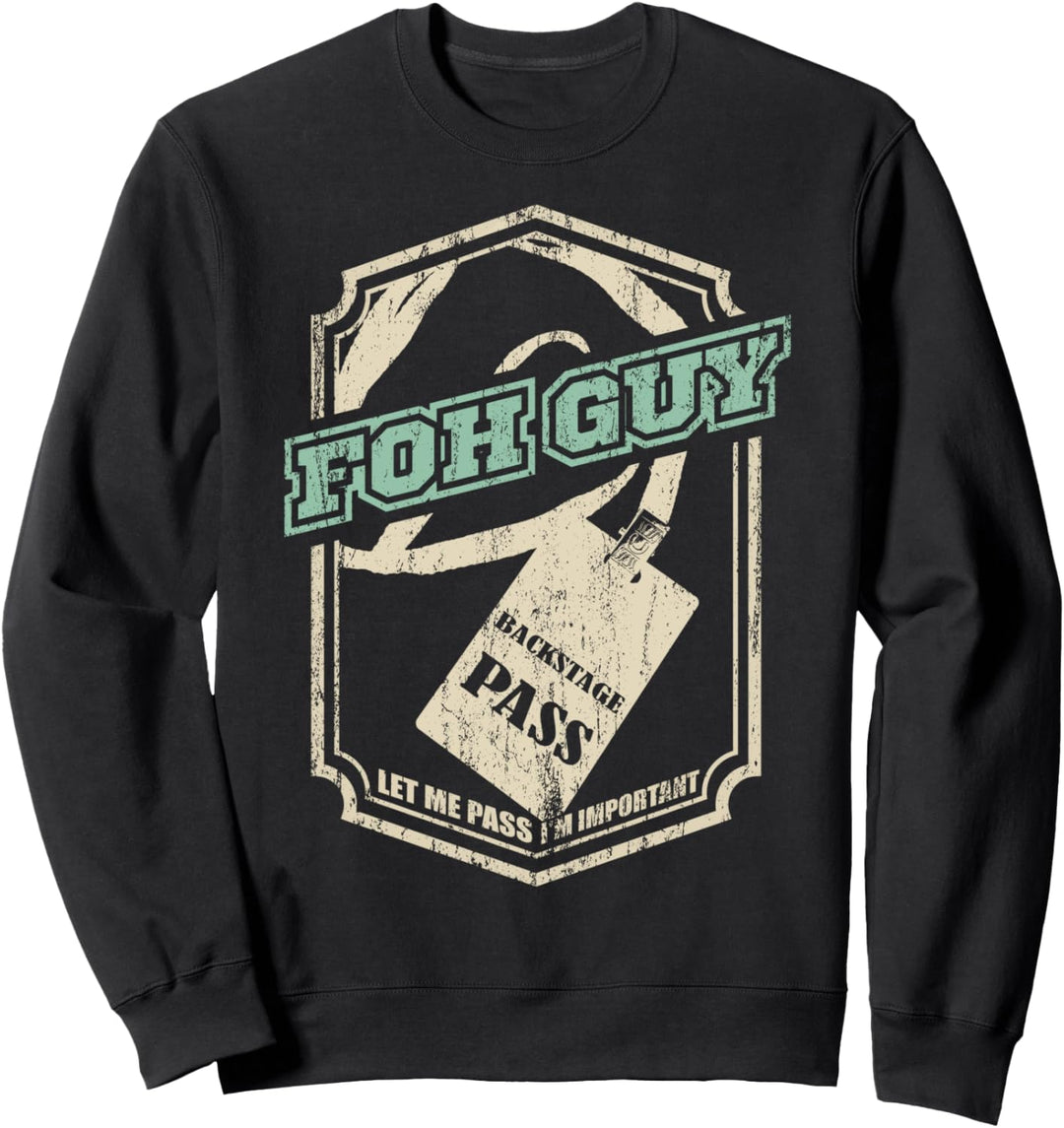 Tontechniker Spruch Veranstaltungstechniker Tontechnik Sweatshirt