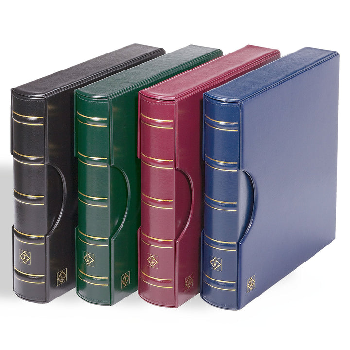 Leuchtturm 333439 Ringbinder Excellent - Sammelalbum im Classic Design für Briefmarken - inkl. Schut