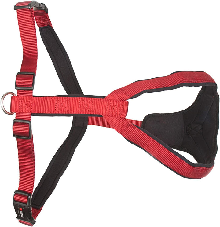 WOLTERS - Geschirr Professional Comfort - 45-50cm x 25mm - rot/schwarz