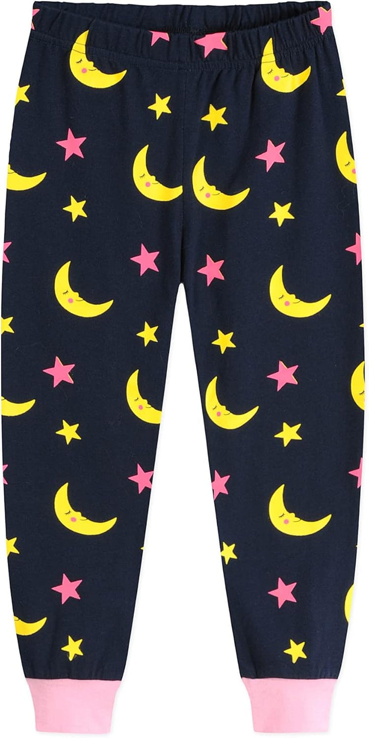 EULLA Kinder Mädchen Schlafanzüge Langarm Baumwolle Winter Pyjama Set Einhorn Prinzessin Dino Hase E