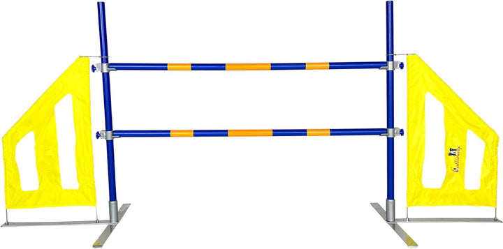 Callieway 2Stk. Agility Hürden, Dog Agi Jump ProIII“ inkl. je 2 Wurfstangen (FCI konform) auch für C