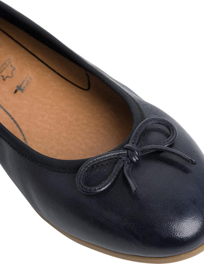 Tamaris Ballerina Damen Elegant Navy 1 38 EU, Navy 1 38 EU