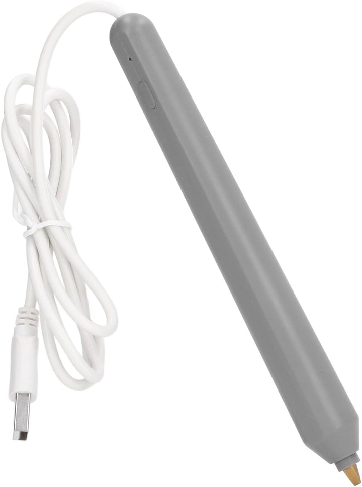 Fyearfly USB-Heissfolienstift, Elektronische Heizung Heissschmelzfolienprägung Prägestift Mit 4X Sti