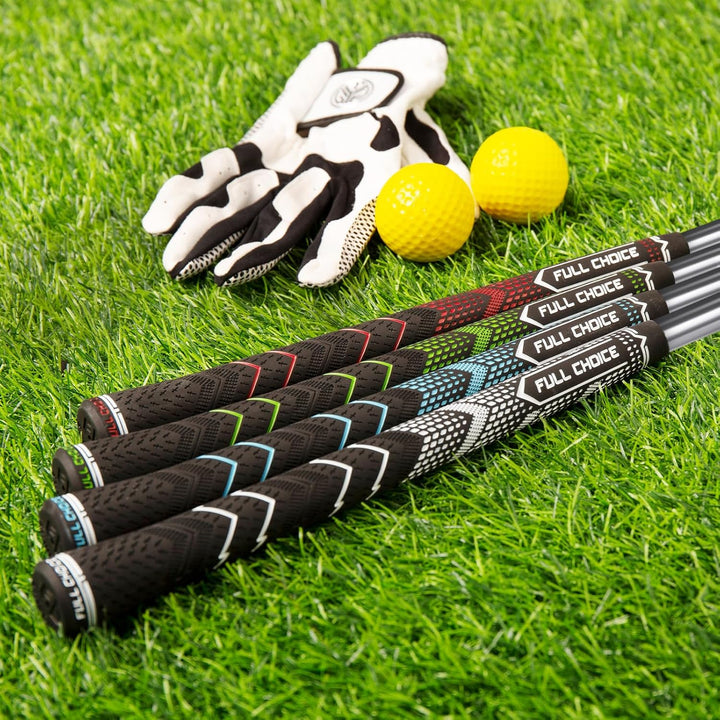 Full Choice Rubber Golf Grips 13 Pack, High Traction, Non-Slip, Advanced Texture, Choose from 13 Gri
