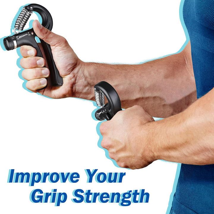 AIXPI Handgriffstärker, Griffkrafttrainer mit verstellbarem Widerstand, 5-60 kg, Unterarmstärker, Ha