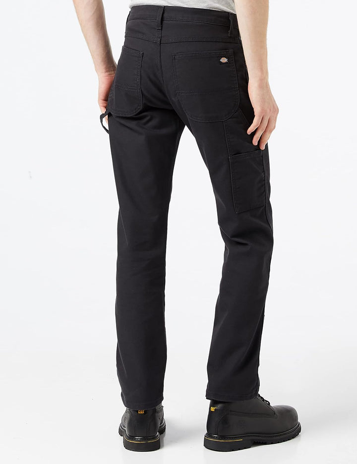 Dickies Herren Duck Carpenter Pt Arbeitshose 30W / 30L Stonewashed Black, 30W / 30L Stonewashed Blac