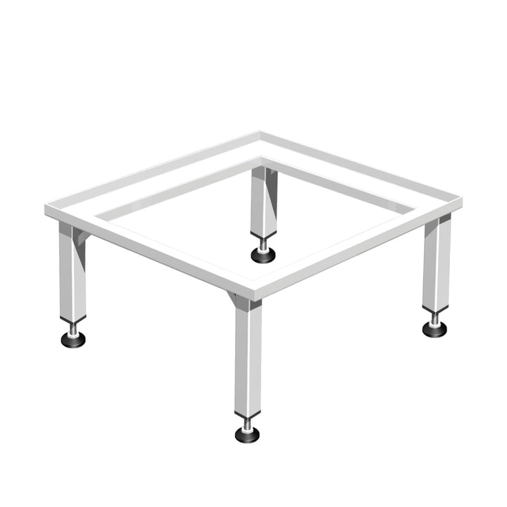 Waschmaschinensockel/Trocknersockel verstärkt ohne Ablage (20 cm), 20 cm