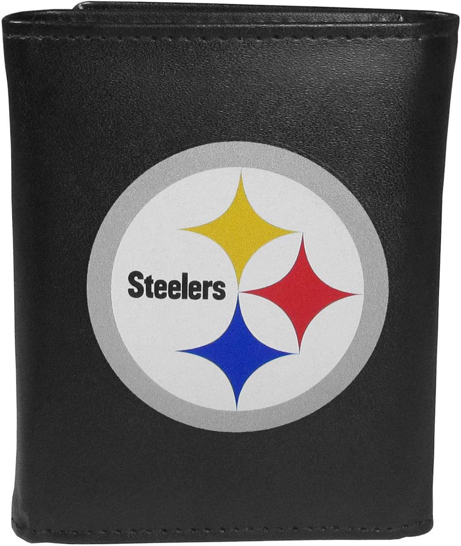 Siskiyou Sports Dreifach gefaltete Geldbörse und farbige Geldklammer Pittsburgh Steelers Einheitsgrö