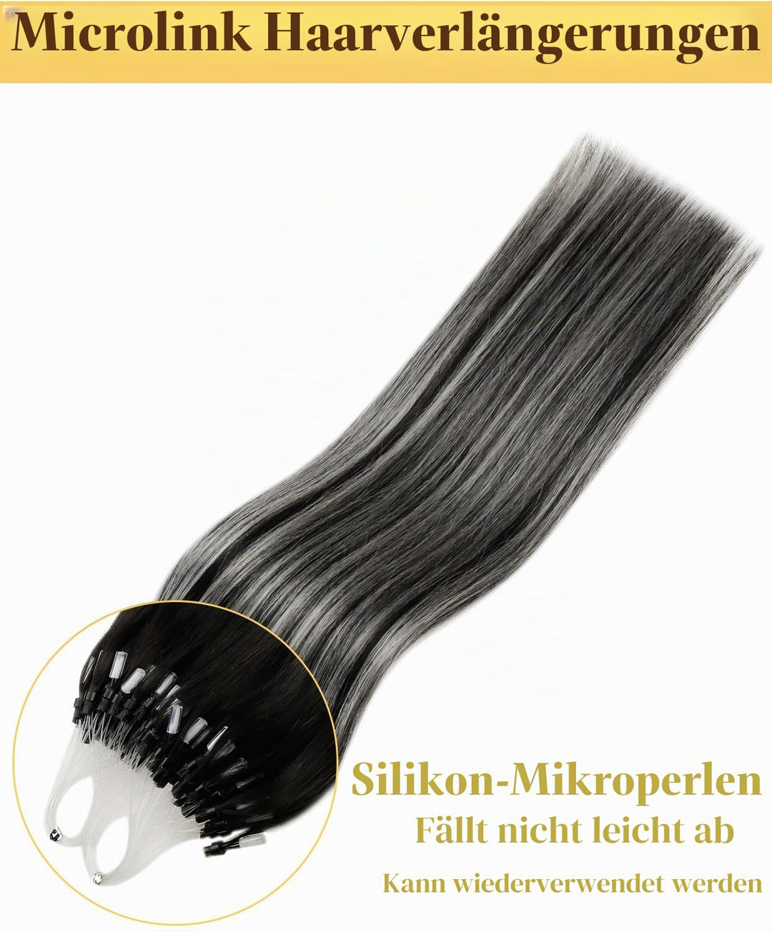 Hetto Microring Extensions Echthaar Balayage Microring Echthaar Extensions Remy Micro Ring Haarverla
