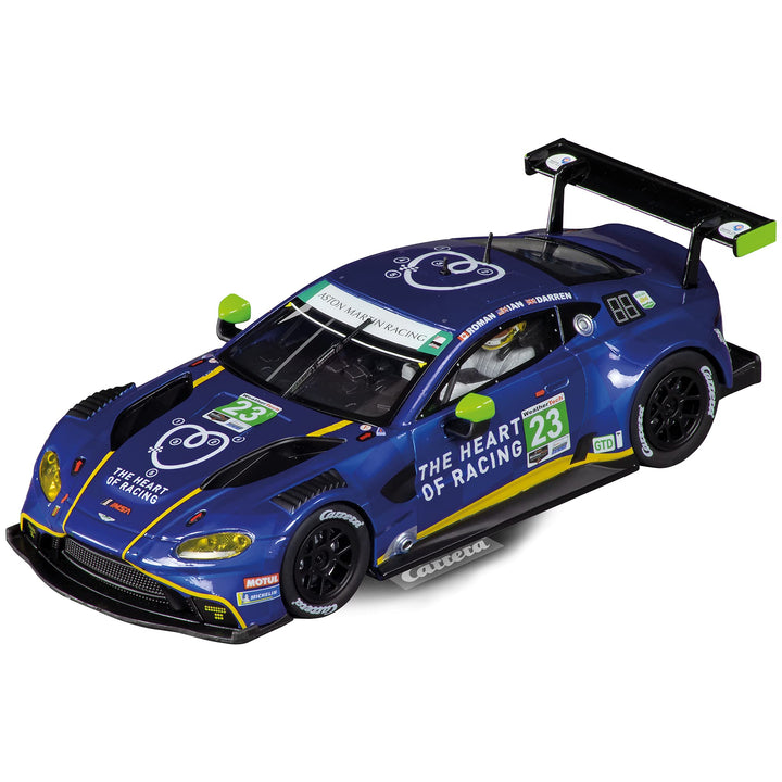 Carrera Evolution I Aston Martin Vantage GT3 Heart of Racing No.23 I Auto für Rennbahn | Rennbahnen