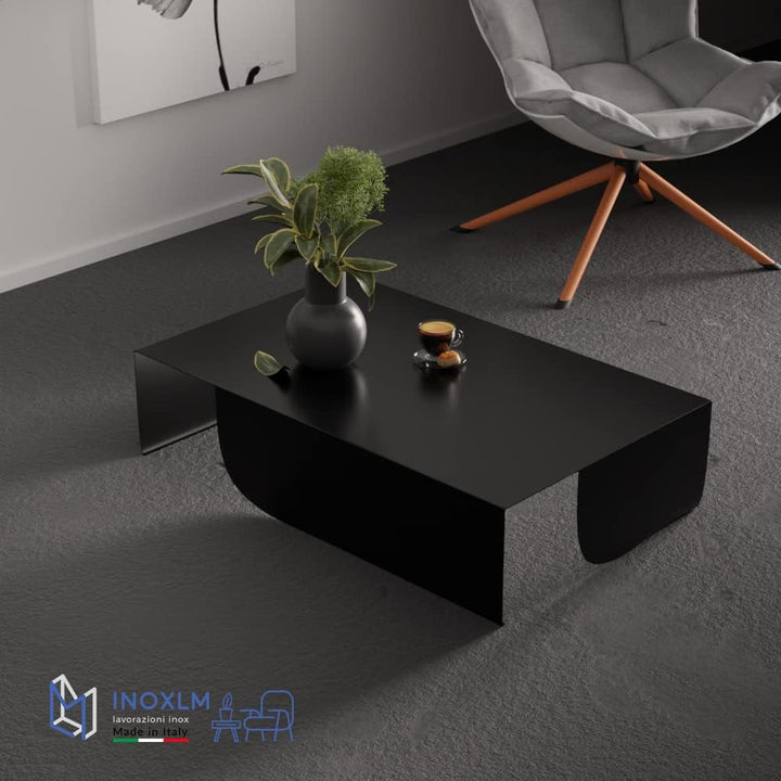 INOXLM Couchtisch Titan | Couchtisch | Couchtisch | Couchtisch | Niedriger Design-Tisch | Couchtisch