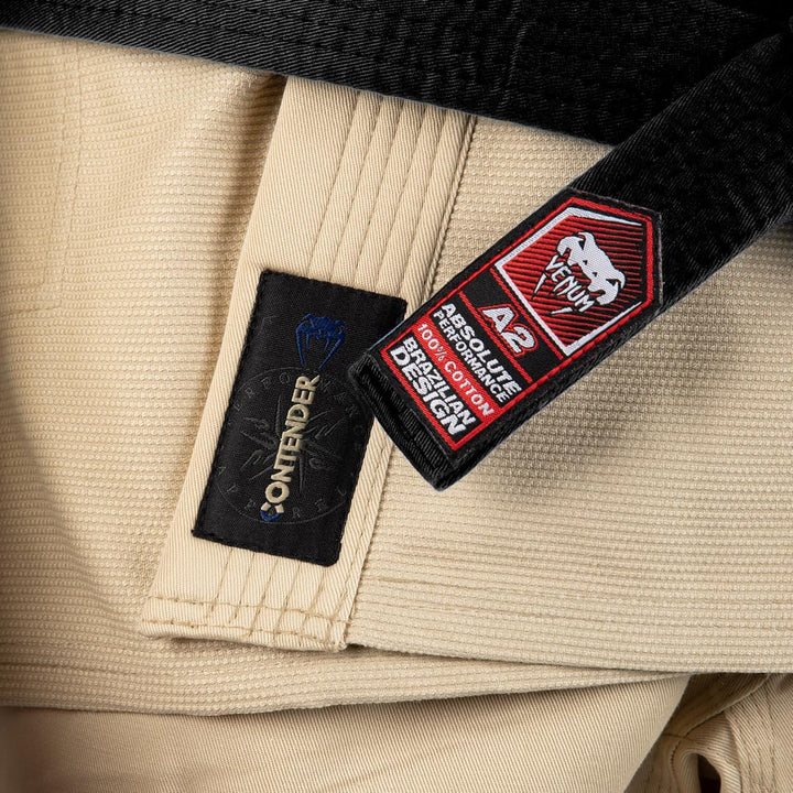 Venum BJJ-Kimono Contender 3.0 (380 GSM) A2 (Medium) Dune, A2 (Medium) Dune