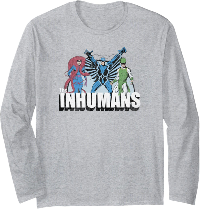 Marvel The Inhumans Medusa BlackBolt Karnak Langarmshirt