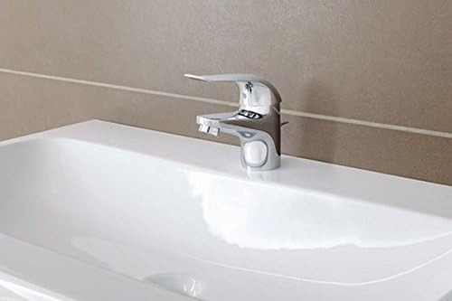 GROHE Euroeco Waschtisch-Einhebelmischer, 120 mm, verchromt 32763000, Silber