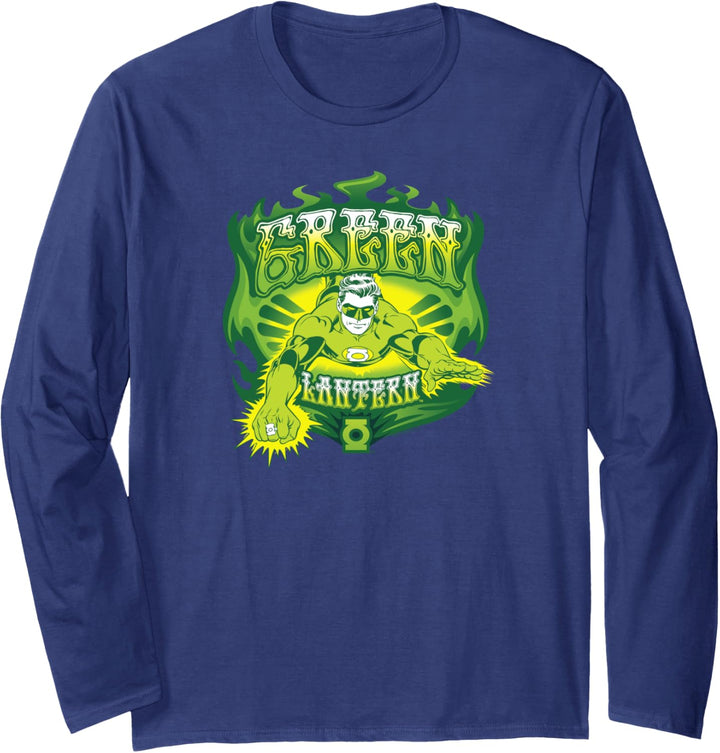 Green Lantern Green Flames Langarmshirt
