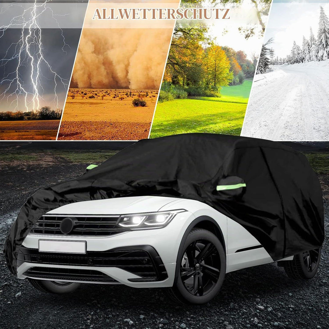 Autoabdeckung Wasserdicht für VW TROC 2017–2022, Atmungsaktiv Vollgarage Auto Abdeckplane für Regen