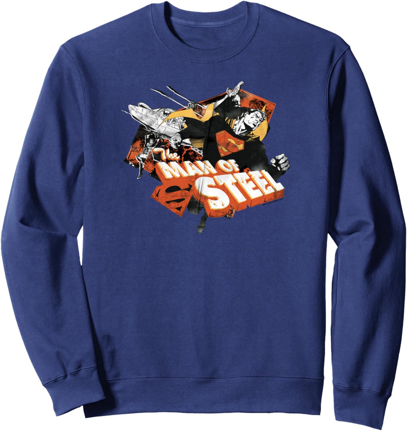 Man of Steel Superman Collage Sweatshirt