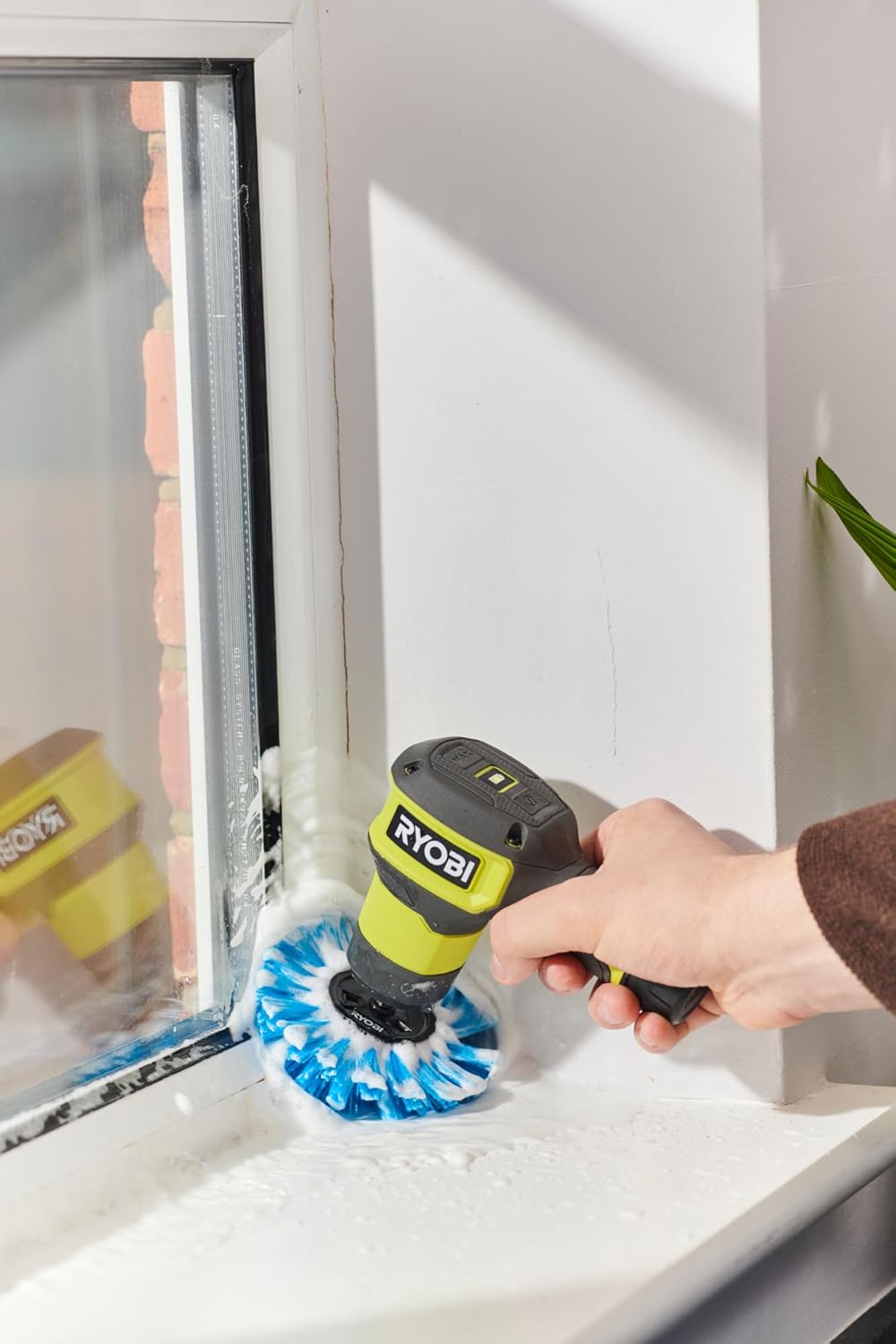 RYOBI - Bürste für sanfte Reinigung – Durchmesser 110 mm – kompatibel mit 4 V USB Lithium RSCR4 – RA