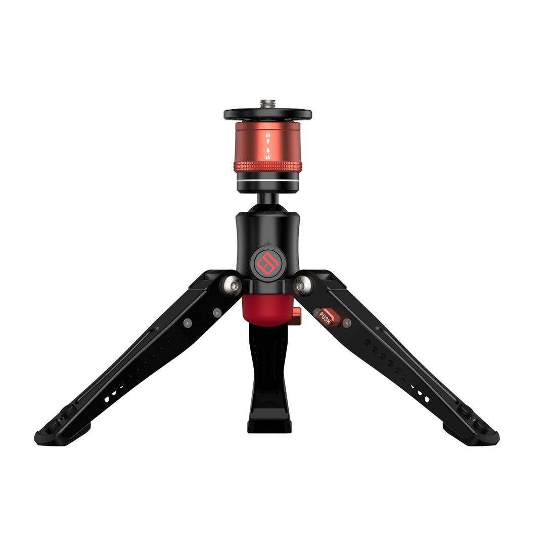 IFOOTAGE Cobra 3 Base, ragbares Mini-Tischstativ für Cobra 2 Einbeinstativ mit 360° Drehbarem Kugelk