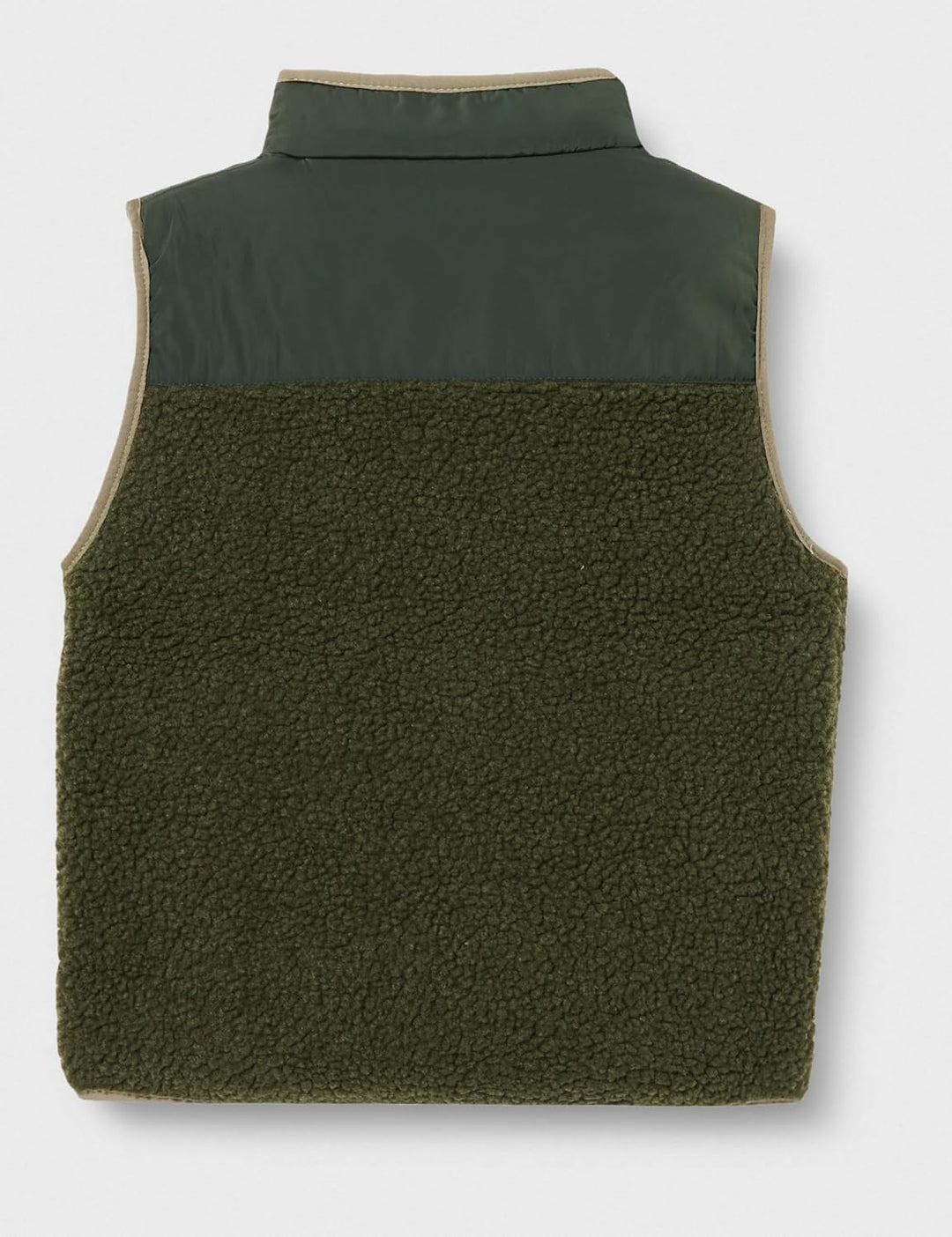 NAME IT Unisex Nknmall Teddy Vest Weste 116 Beetle, 116 Beetle