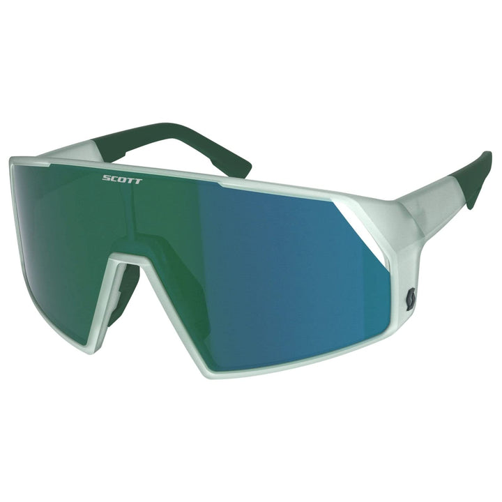 Scott Pro Shield Wechselscheiben Fahrrad Brille grün/grün chrome