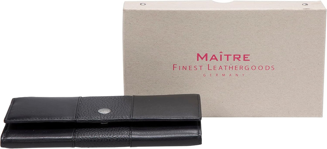 Maitre - auen diedburg purse lh10f castlerock 18,5X10X3 Farbe:schwarz / Material:polyester,leather,