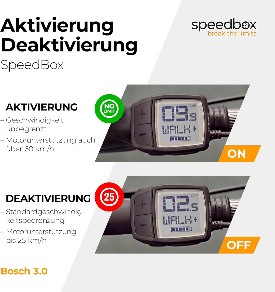 SpeedBox 3.0 for Bosch Ebike Tuning, Black, Small