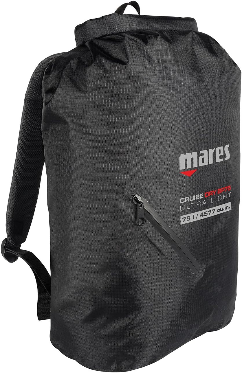 Mares Cruise Dry BP-Light 75L Transporttasche, Black, 41 x 22.5 x 83 cm, 75 Liter