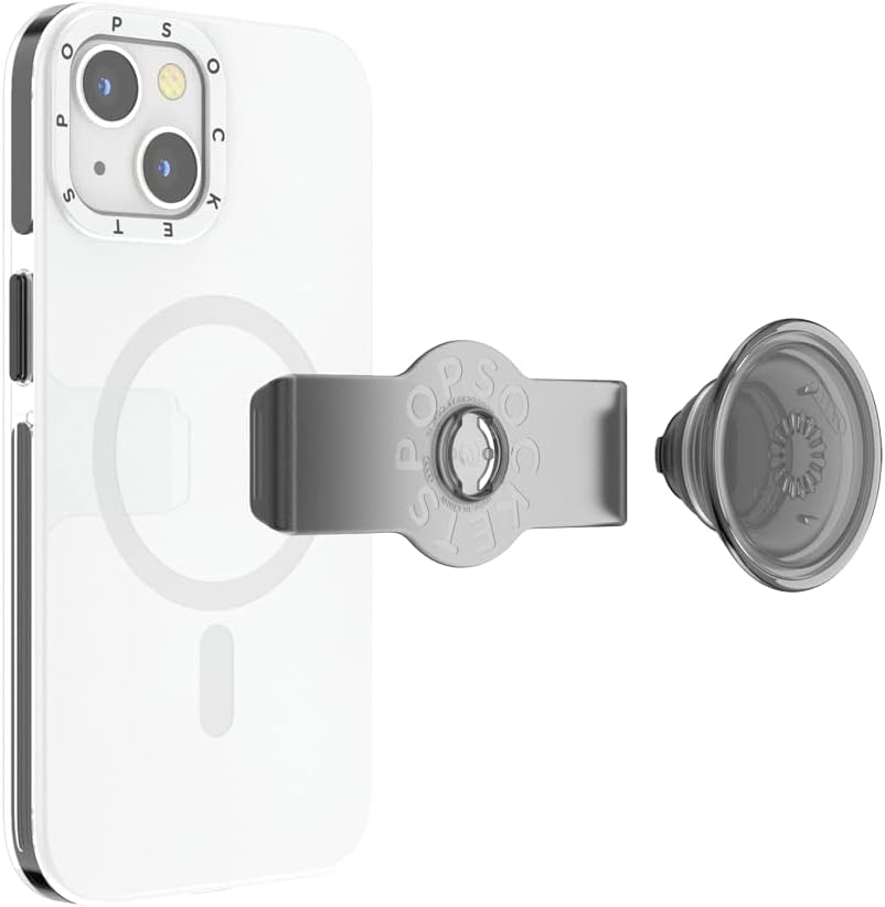 PopSockets: PopCase Kompatibel mit Magsafe - Hülle für iPhone 13 mit Abnehmbarem PopGrip Slide Socke