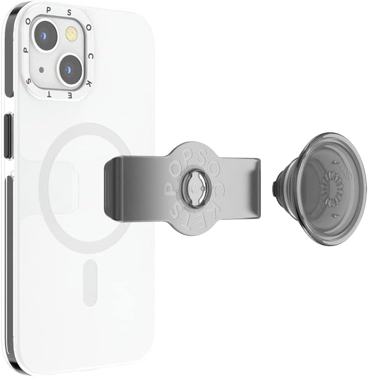 PopSockets: PopCase Kompatibel mit Magsafe - Hülle für iPhone 13 mit Abnehmbarem PopGrip Slide Socke