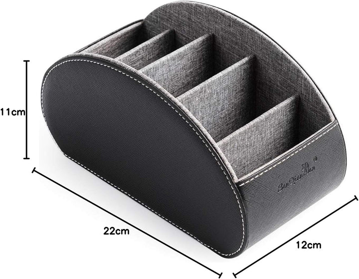 SANQIANWAN Fernbedienungshalter Halterung für,PU Leder Aufbewahrungsbox Halterung, Fernbedienungshal