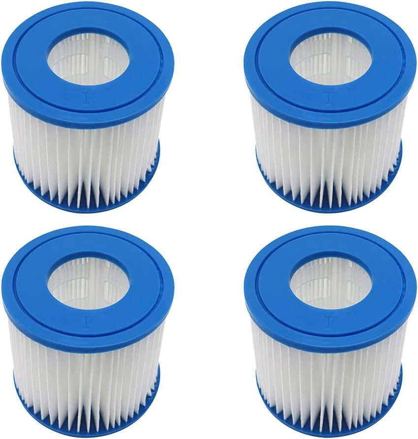 YanBan Schwimmbad-Filterkartusche kompatibel mit Best-Way 58381 Filterpumpe, 4 Stück Ersatzfilter ko