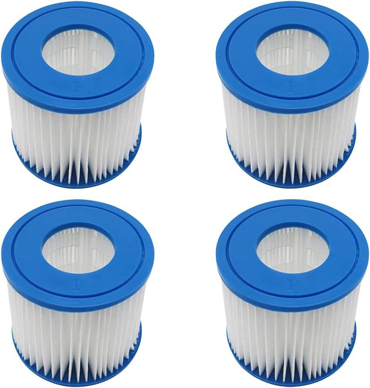 YanBan Schwimmbad-Filterkartusche kompatibel mit Best-Way 58381 Filterpumpe, 4 Stück Ersatzfilter ko