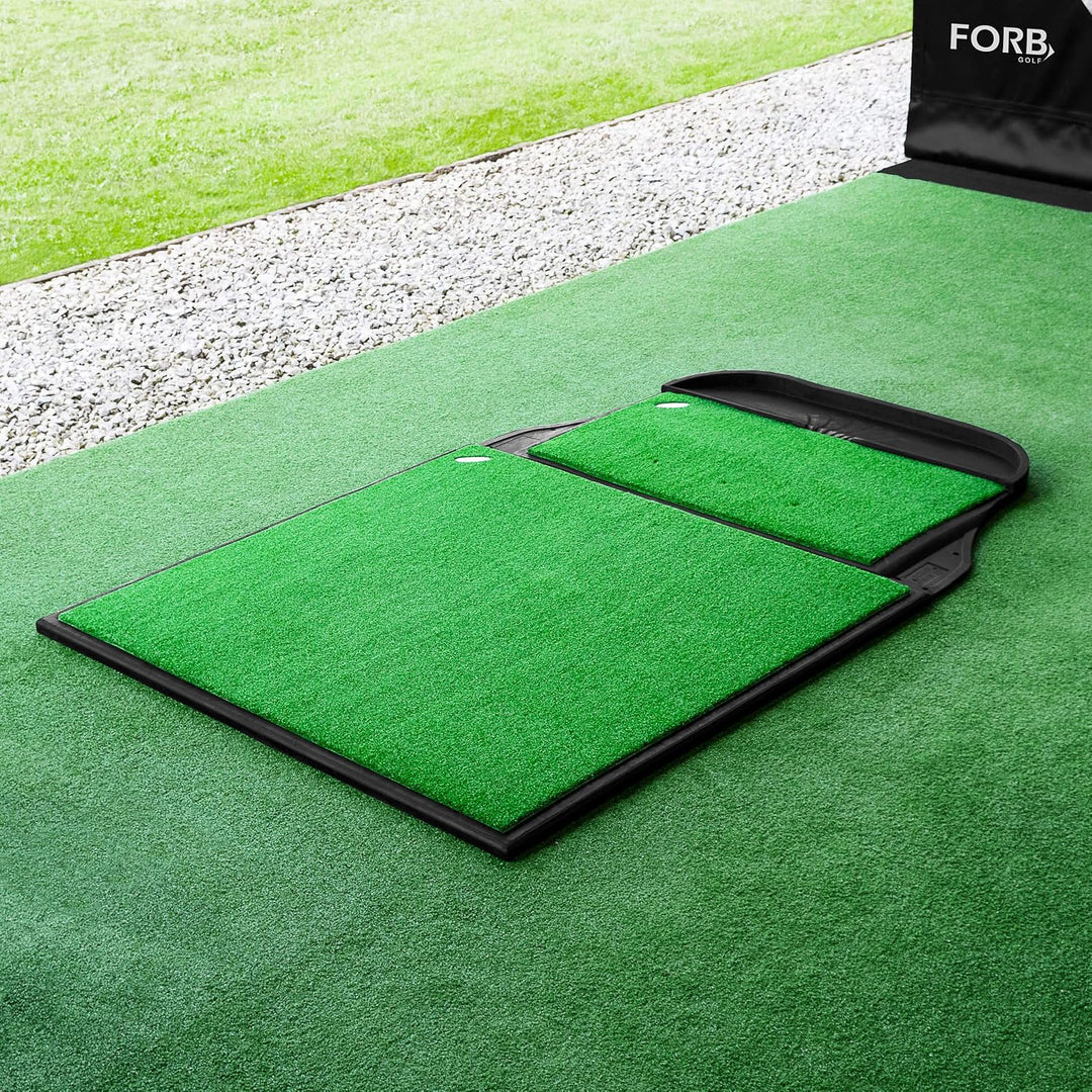 FORB Pro Driving Range Golfmatte – Premium Golf-Trainingsmatte mit Rutschfester Gummibasis, realisti