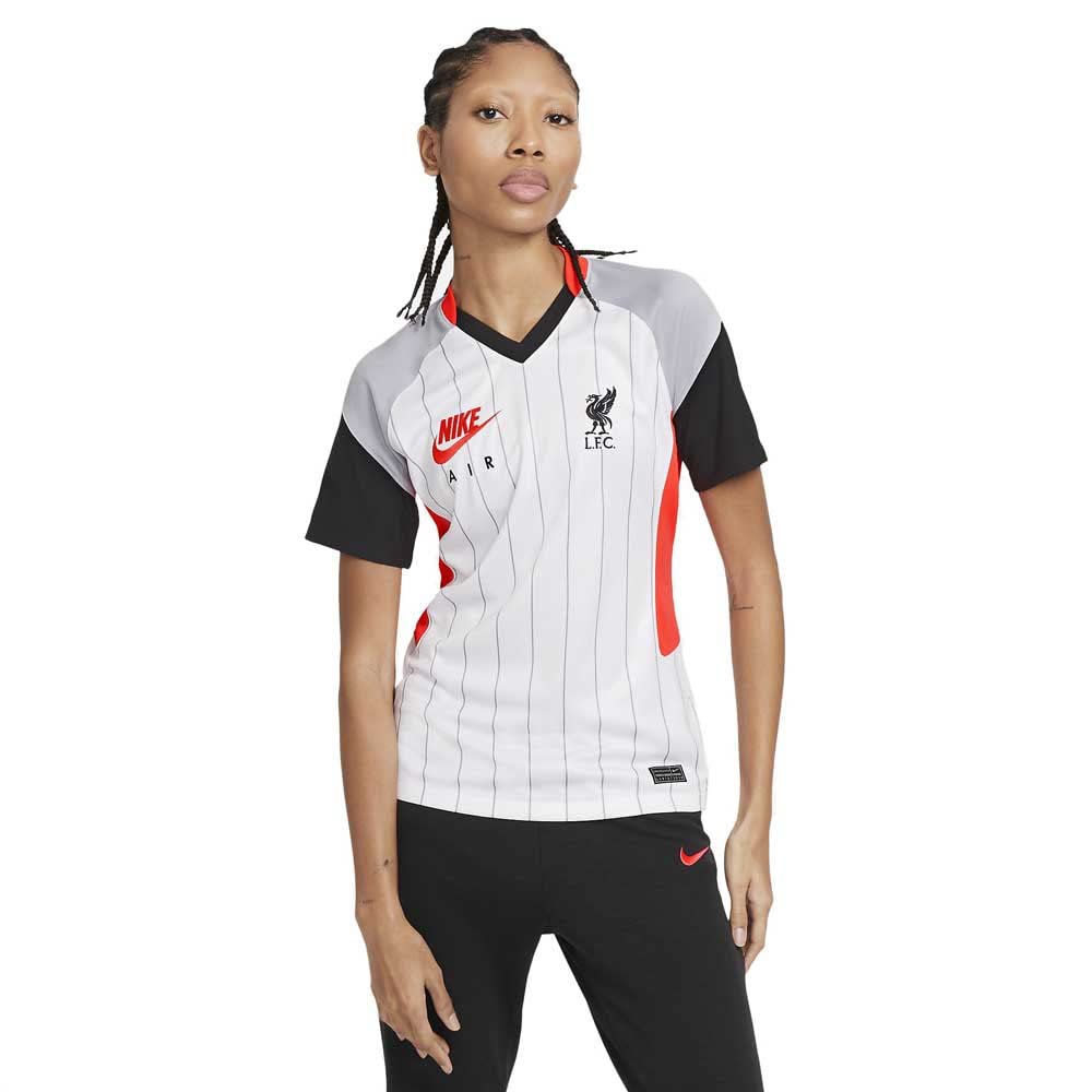 Nike Damen Lfc W Nk Stad Jsy Amx Unterhemd, Wei Laser Crimson/Wolfgrau/Schwarz, M EU