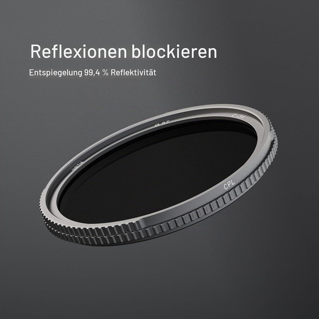 Urth 39 mm Polfilter (Polarisationsfilter) CPL Filter (Plus+) 39mm Reinschrauben, 39mm Reinschrauben