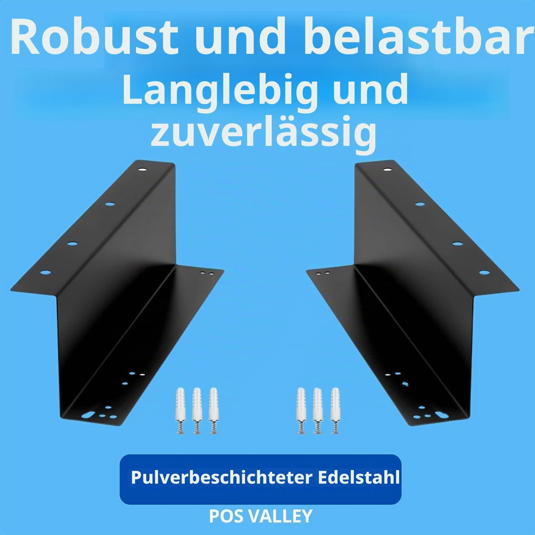 Montagehalterung für Wertschublade – 2 x Führungen, für Wechselgeldschublade von 33 und 41 cm, einfa
