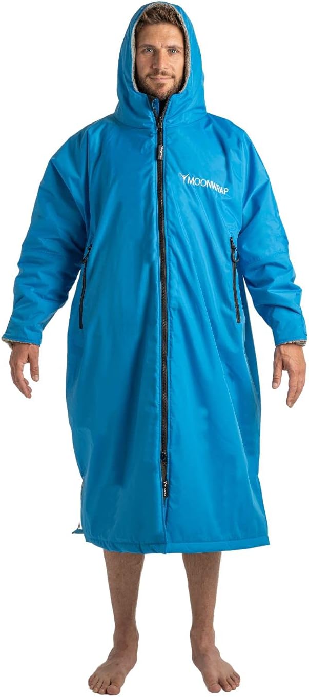 Frostfire Moonwrap Bademantel für Erwachsene, wasserdicht, Grösse M, Blau M Blau, M Blau