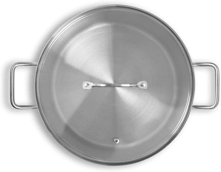 SPRINGLANE Edelstahl Kochtopf mit Glasdeckel 11 L, Gemüsetopf Induktion, Suppentopf, Nudeltopf inkl.