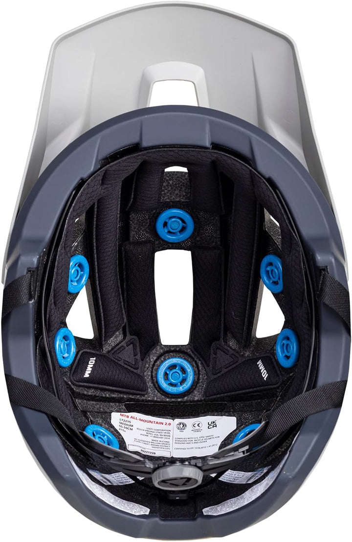 Leatt Unisex-Adult MTB Allmtn 2.0 V23 Helmet L Stealth, L Stealth