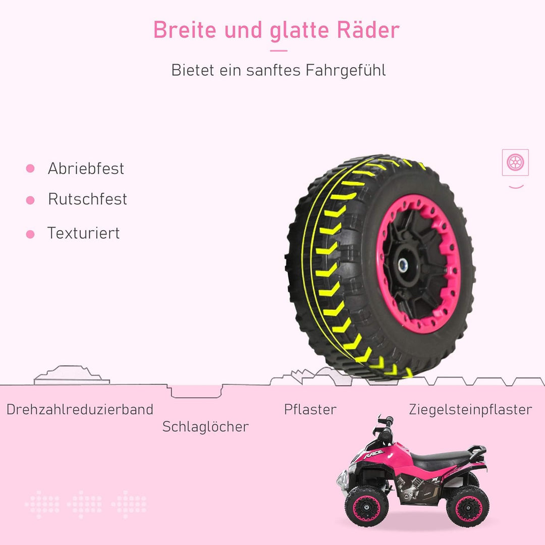 HOMCOM Kinder Rutschauto Tretauto mit Füssen rutschen Kinderauto Kinderfahrzeug für 18-36 Monate Lic