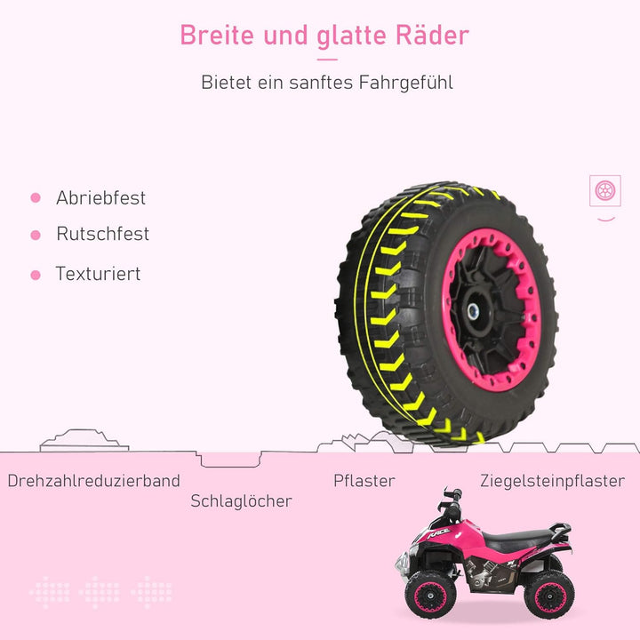 HOMCOM Kinder Rutschauto Tretauto mit Füssen rutschen Kinderauto Kinderfahrzeug für 18-36 Monate Lic