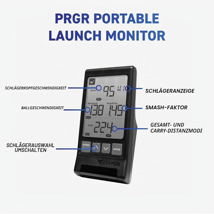 PRGR Tragbarer Golf-Start-Monitor