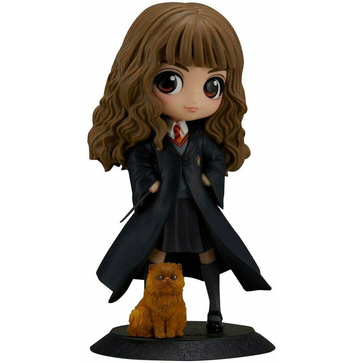 Banpresto Potter Q Posket Minifigur Hermine Granger mit Crookshanks, 14 cm, BP16651