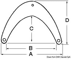 Osculati Bugfender aus weichem PVC 35 x 33 cm