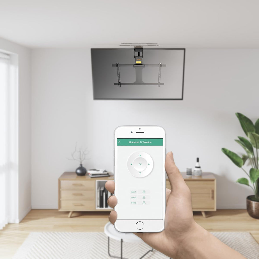 My wall TV-Deckenhalterung HL47ML Motorisiert&Klappbar für Flachbildschirme mit Smart Home Steuerung