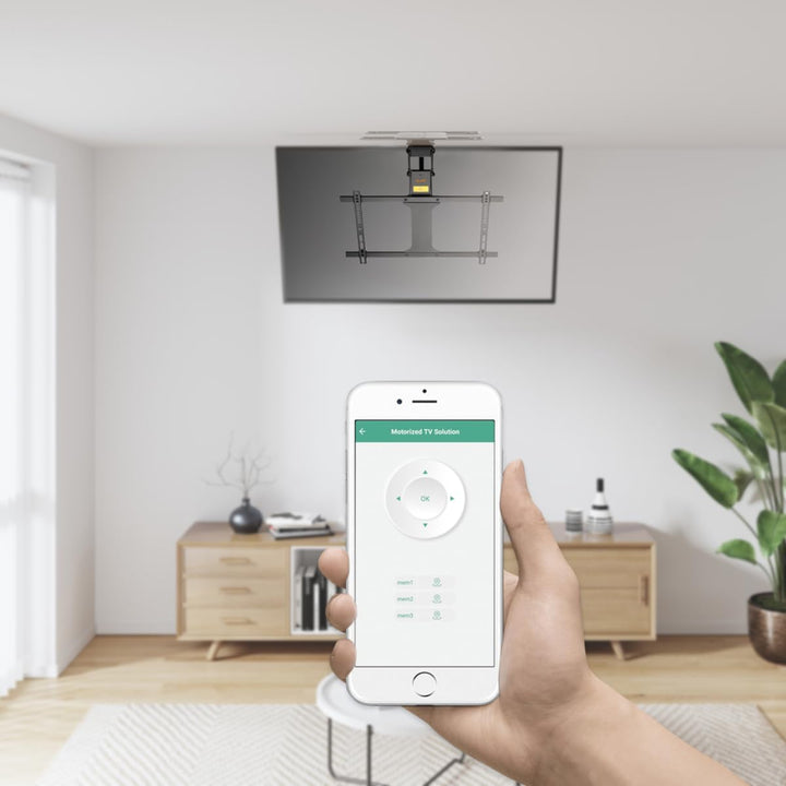 My wall TV-Deckenhalterung HL47ML Motorisiert&Klappbar für Flachbildschirme mit Smart Home Steuerung