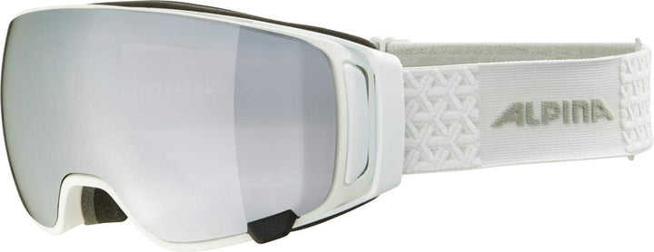 ALPINA Unisex - Erwachsene, DOUBLE JACK MAG Q Skibrille, moongrey, One size Einheitsgrösse Weiss, Ei